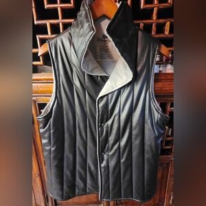 Disney vest in black pleather